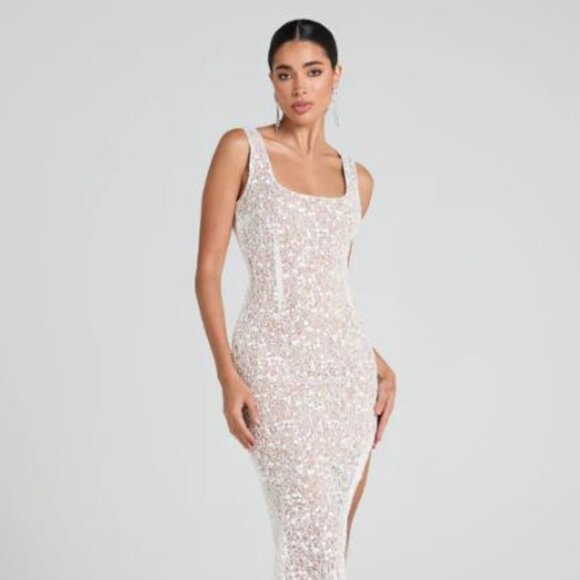 Nadine Merabi — Louisa White Dress - Picture 4 of 5